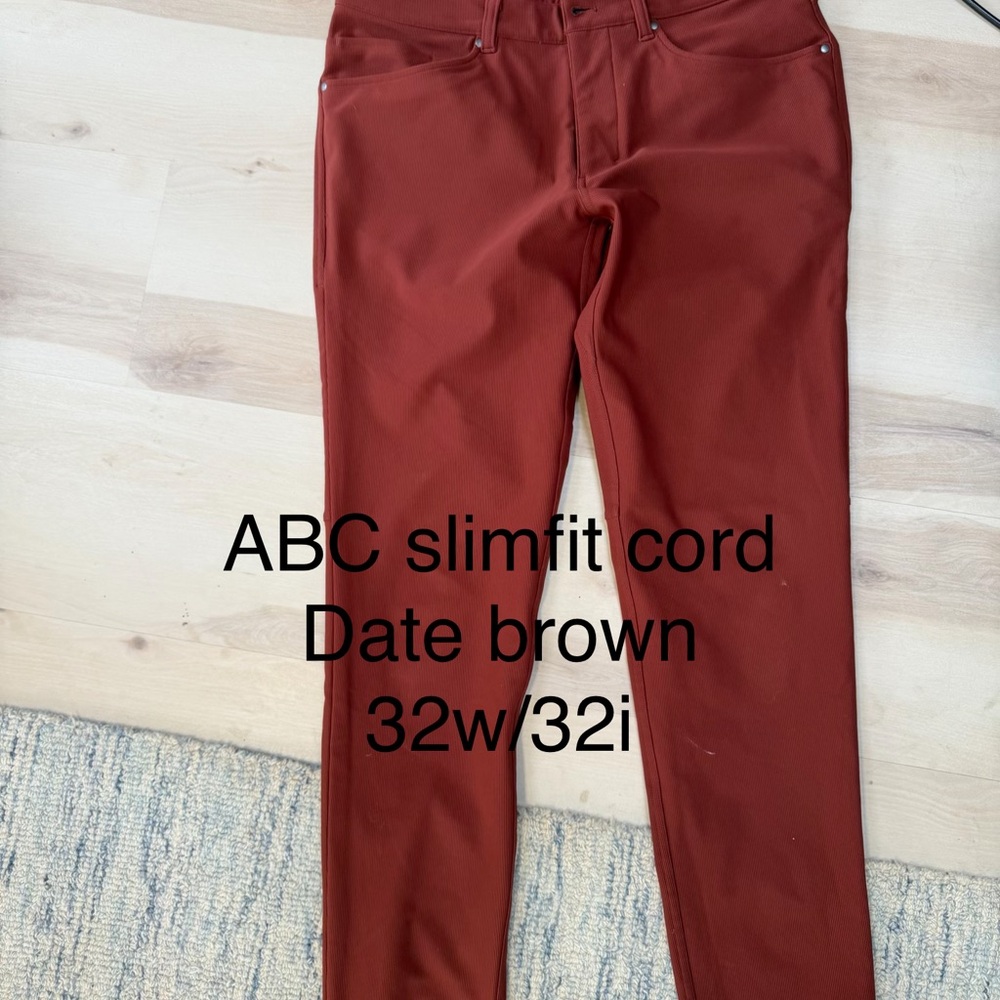 Lululemon Athletica Rust Red Activewear